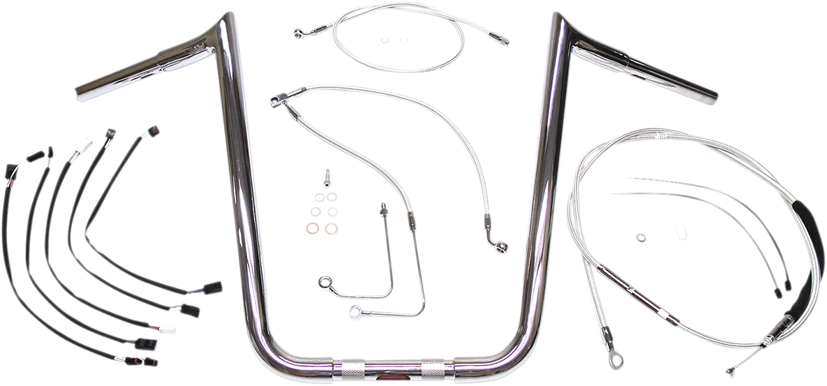 MAGNUM Handlebar Kit - Viking - 14" - Sterling Chromite II 38878-314