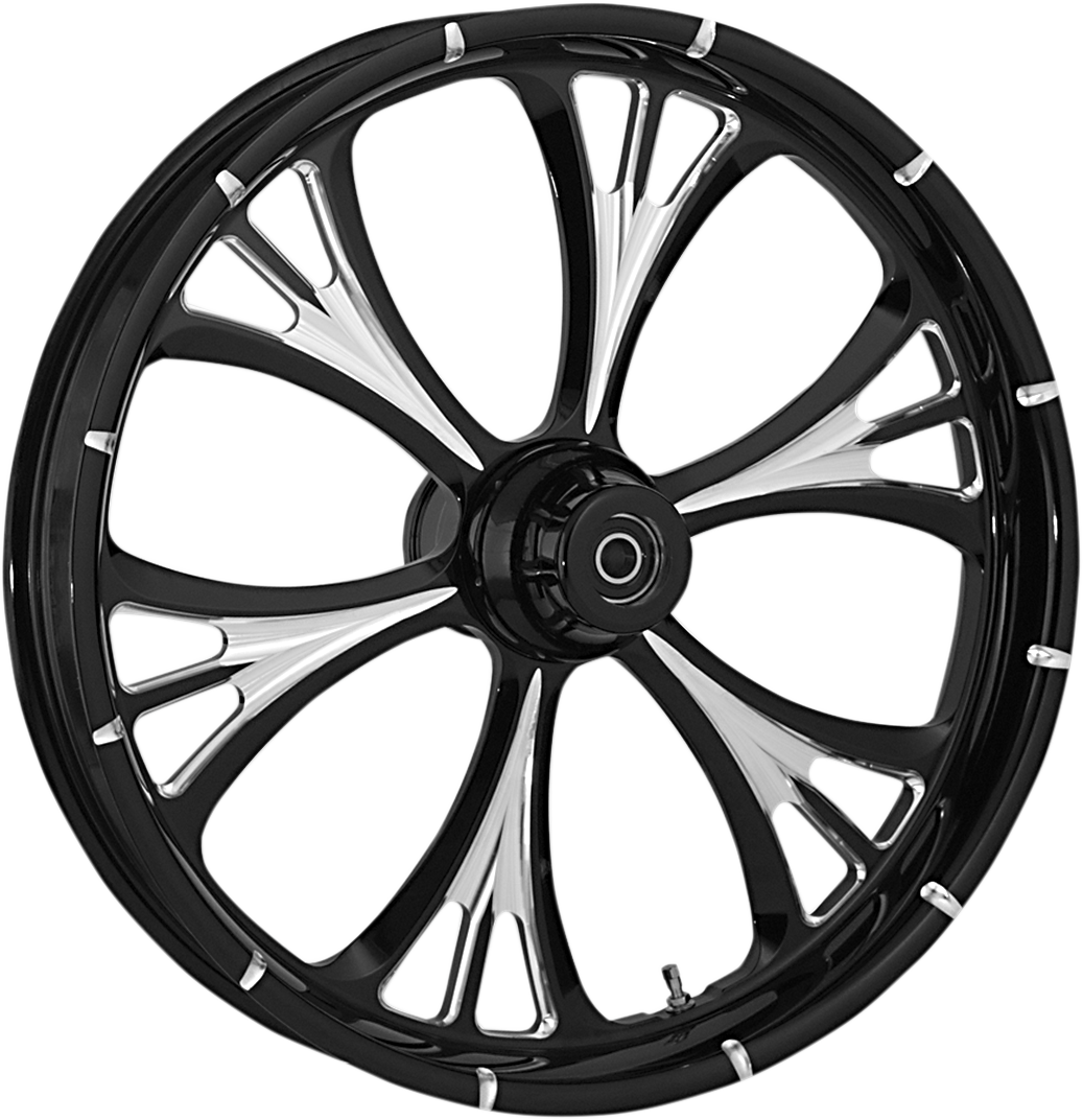 RC COMPONENTS Majestic Eclipse Front Wheel - Dual Disc/No ABS - Black - 21"x3.50" - '08-'13 21350-9031-102E