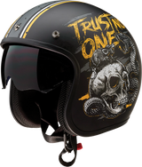 Z1R Saturn Helmet - Trust No One - Black/Yellow - XS 0104-2852