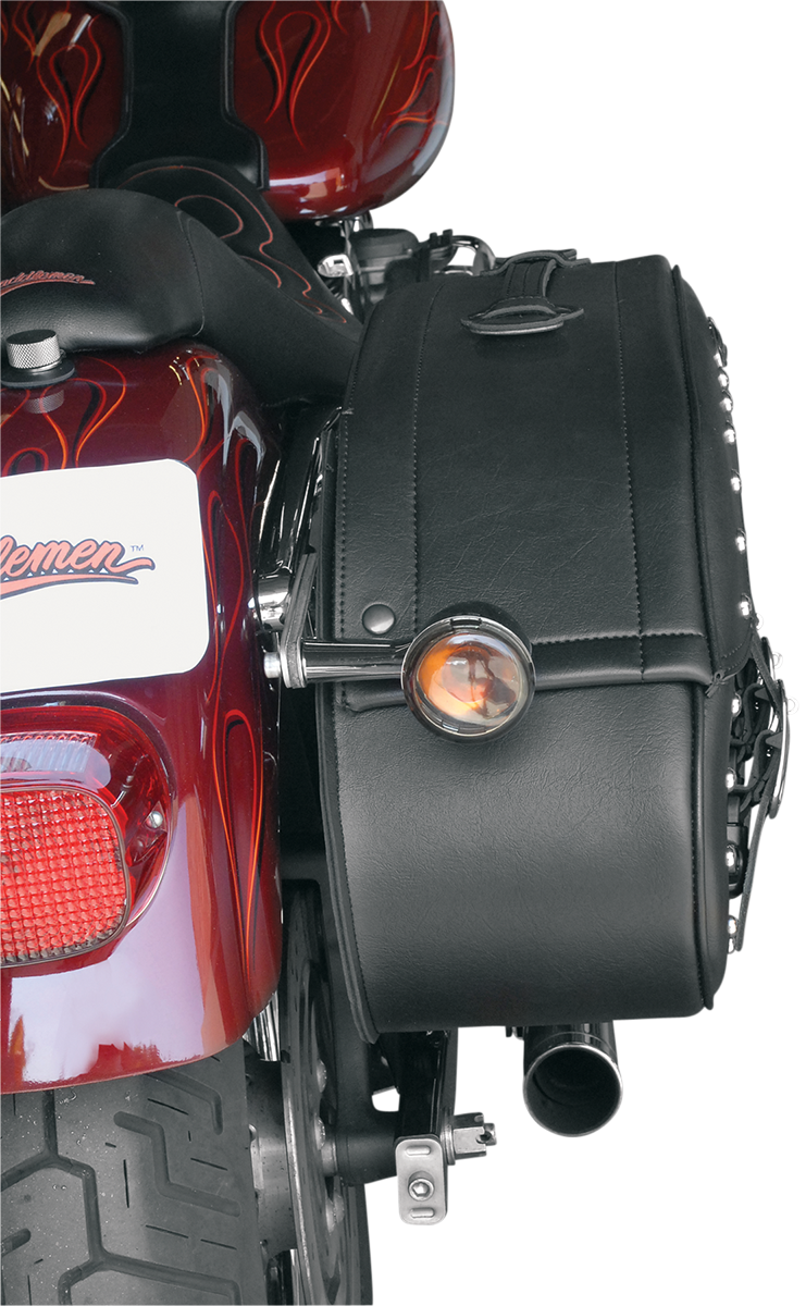 SADDLEMEN Drifter Rigid Slant Saddlebag 3501-0232