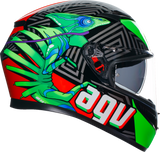 AGV K3 Helmet - Kamaleon - Black/Red/Green - Medium 2118381004013M