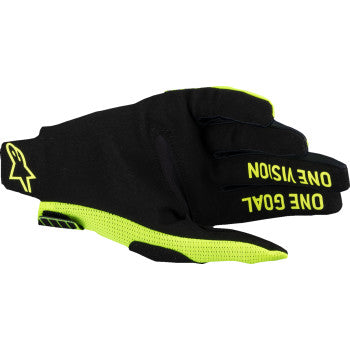 ALPINESTARS Radar Pro MX Gloves - Fluo Yellow - Medium 3560325-55-M