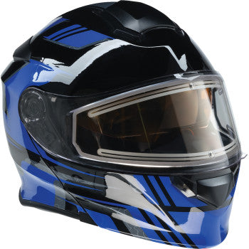 Z1R Solaris 2.0 Helmet - First Tracks - Electric - Dual Pane - Black/Blue - Small 0120-0832