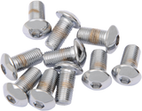 DRAG SPECIALTIES Bolts - Button-Head - 3/8"-24 x 3/4" MPB422