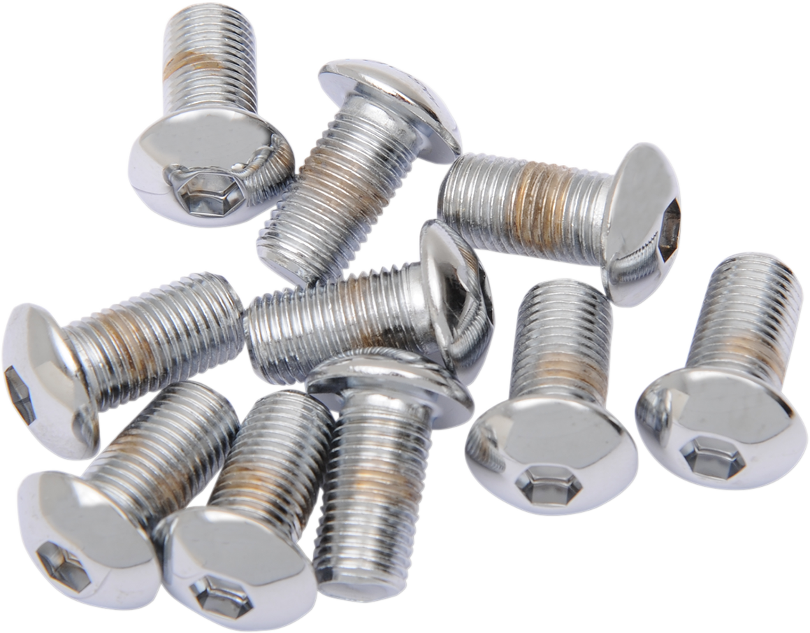 DRAG SPECIALTIES Bolts - Button-Head - 3/8"-24 x 1" MPB423