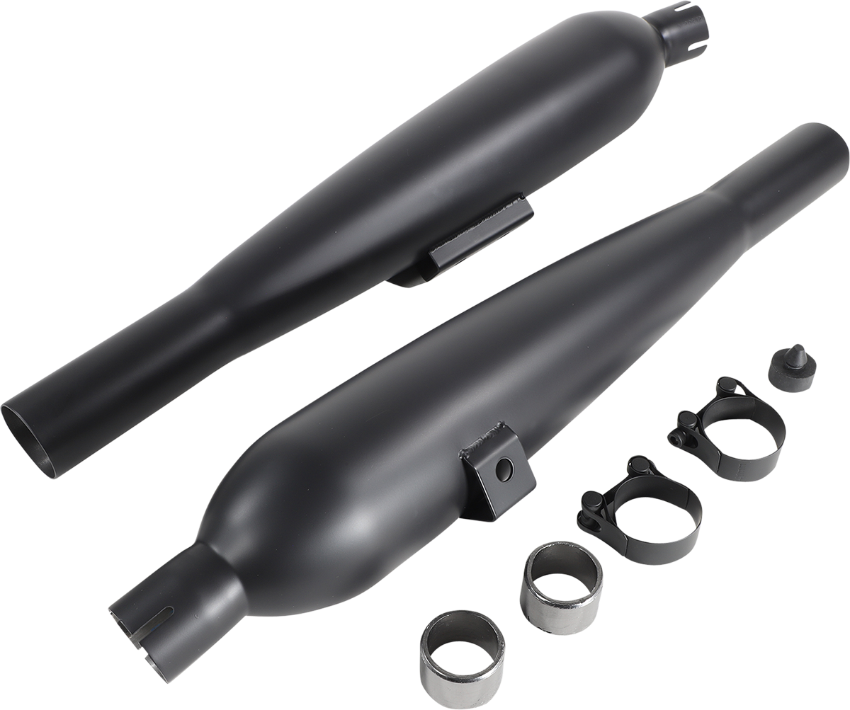 BRITISH CUSTOMS Sleeper Pro™ Mufflers - Black BC902-120-B