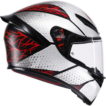 AGV Helmet K1 S Speedarmor Matt Black/Grey/Red Md 2118394018-073-M
