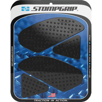 STOMPGRIP Traction Pad Tank Grips - Volcano - Black - CBR300R 55-10-0100B