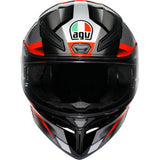 AGV K1 S Helmet - Fastlap - Black/Gray/Red - Small 2118394018064S
