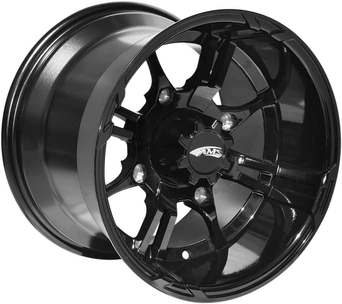 AMS Roll'n 108 Wheel - Rear - Black - 15x10 - 4/156 5001-032BS