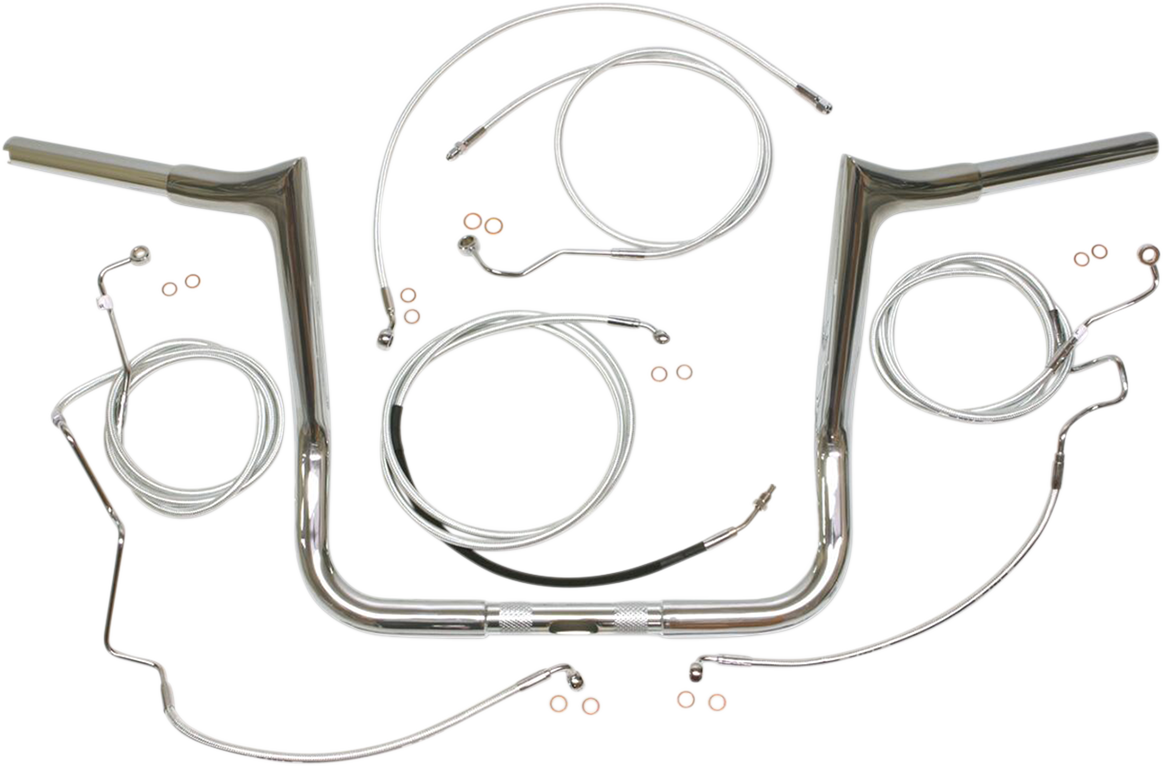 MAGNUM Handlebar Kit - Viking - 10" - Sterling Chromite II 38834-410