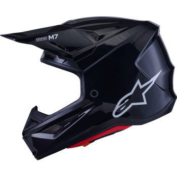 ALPINESTARS SM7 Helmet - Solid - Gloss Black - XS 8301426-1180-XS