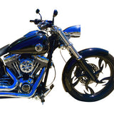 HEADWINDS Headlight Housing - 5-3/4" - Vampire Concours Rocket - Chrome 1-5900VCA