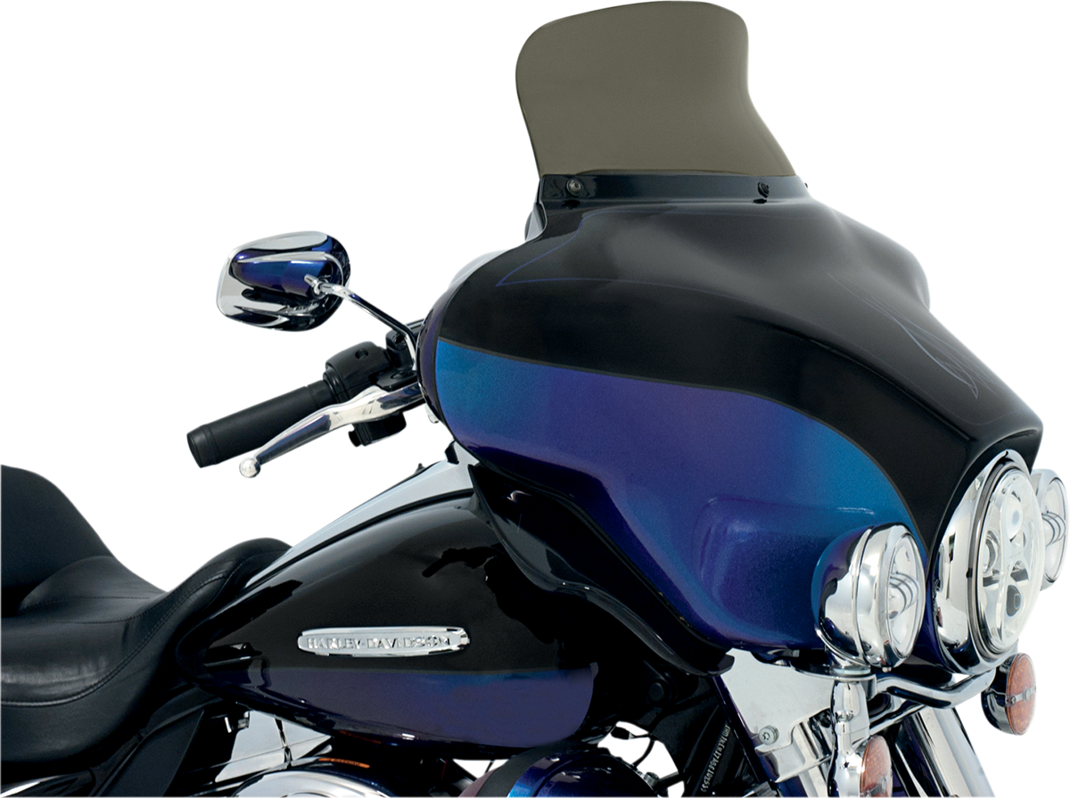 MEMPHIS SHADES Spoiler Windshield - 6-1/2" - Smoke - FLH MEP8581