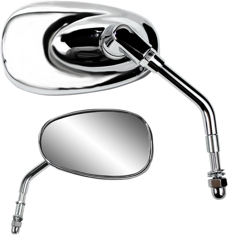 Parts Unlimited Billet Chrome Mirror 17043