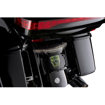 CIRO Taillight/License Plate Mount - Smoke Lens - Black 40454