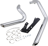 VANCE & HINES Shortshots Staggered Exhaust System - Chrome 17219