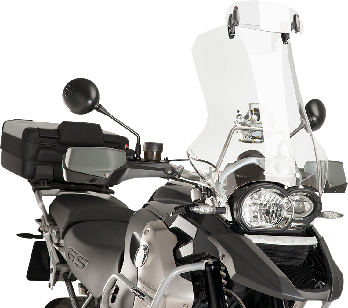 PUIG HI-TECH PARTS Adjustable Visor - Clear - R1200GS 6319W