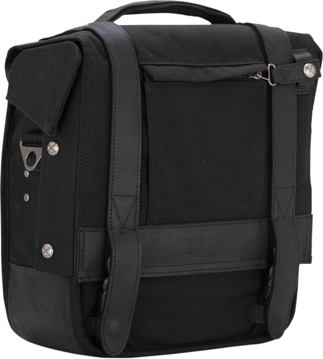 BURLY BRAND Detachable Saddlebag - Black B15-1000B