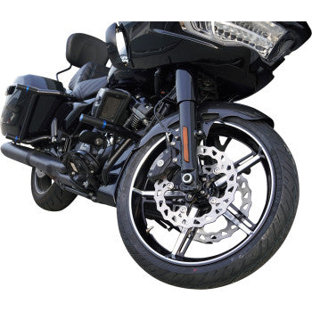 ARLEN NESS Wheel with Hub/Adapter - Factory 24 - Front - Black/Contrast Cut - 21x3.5 91-654