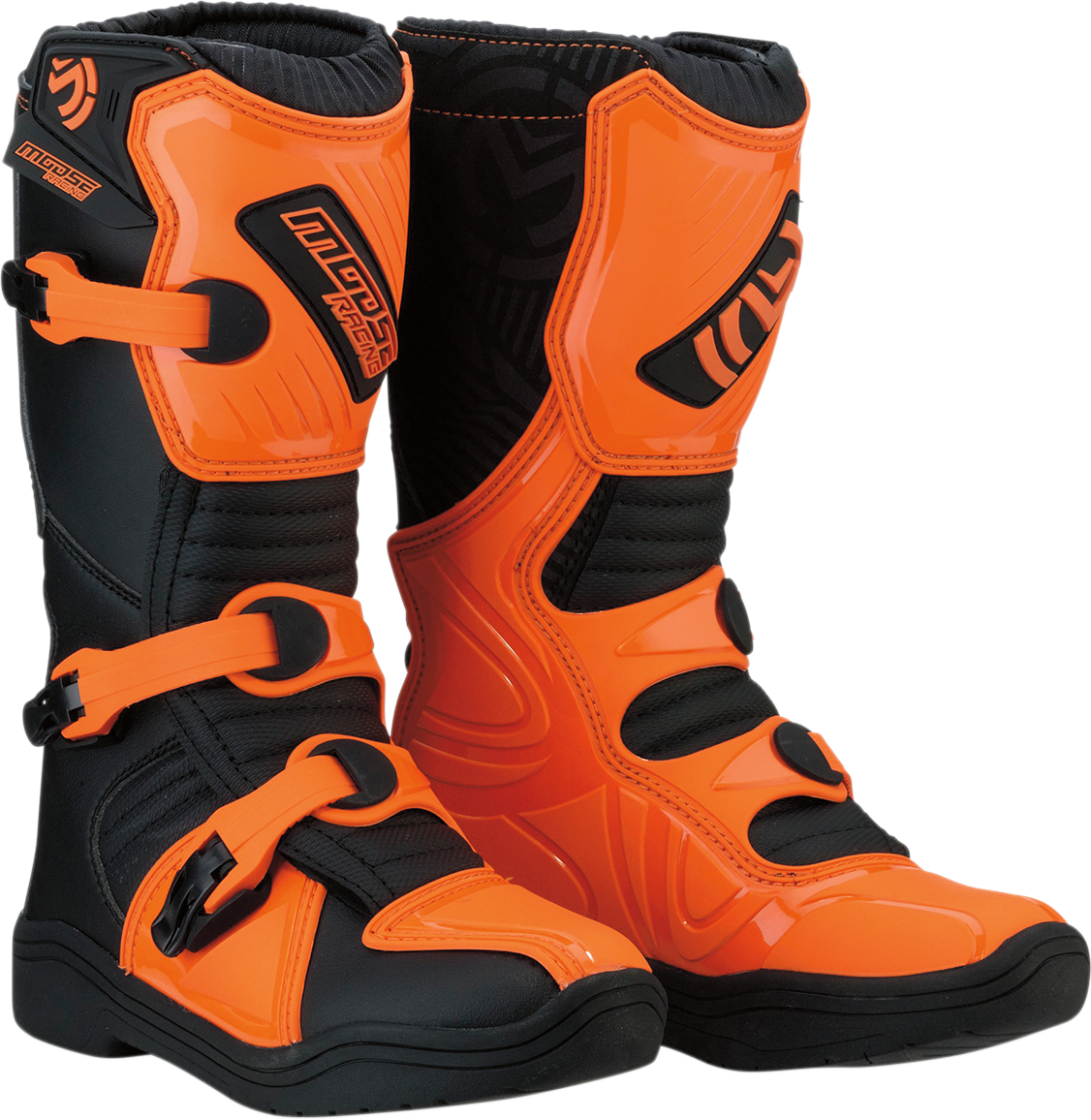 MOOSE RACING M1.3 Boots - Black/Orange - Size 6 3411-0442