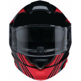 Z1R Solaris 2.0 Modular Helmet - Slater - Red - 3XL 0100-2559