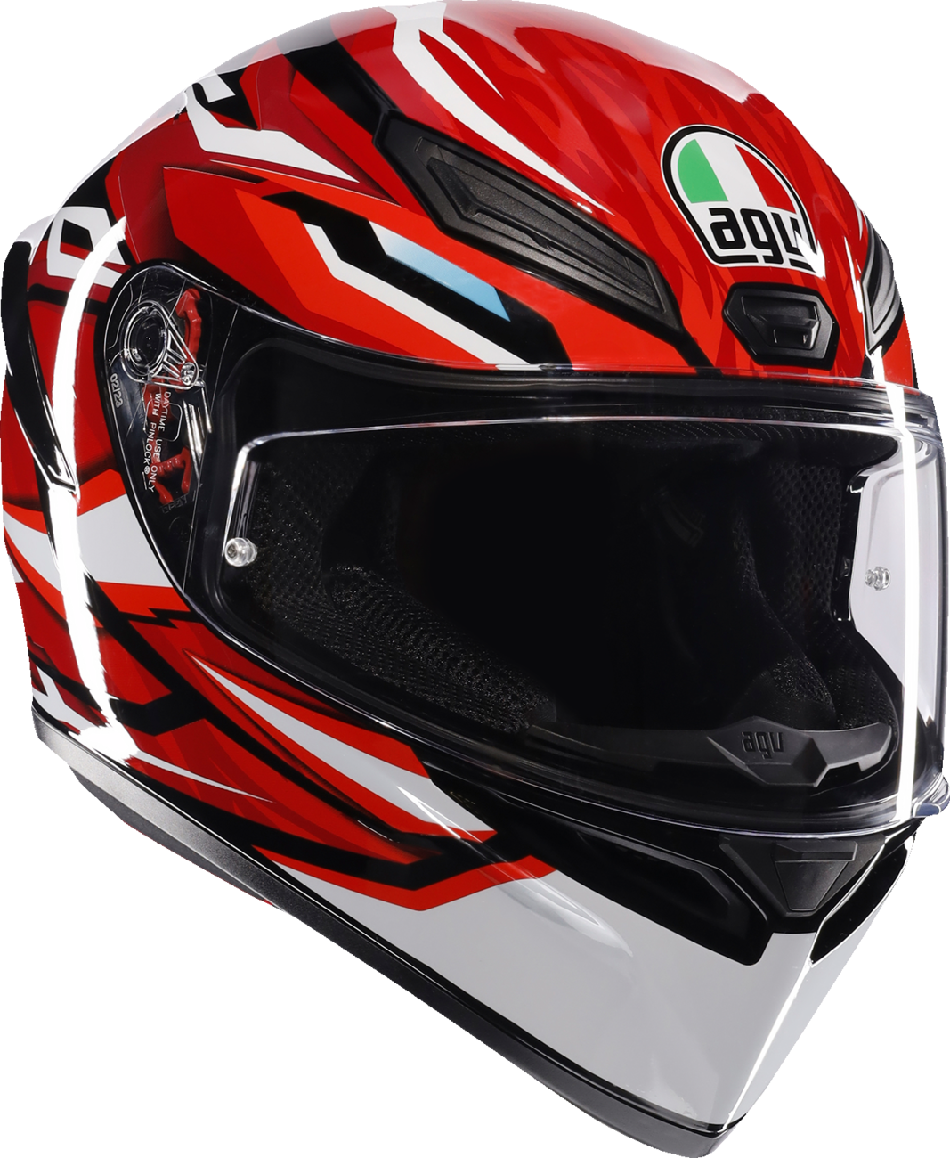 AGV K1 S Helmet - Lion - Black/Red/White - Small 2118394003-035-S