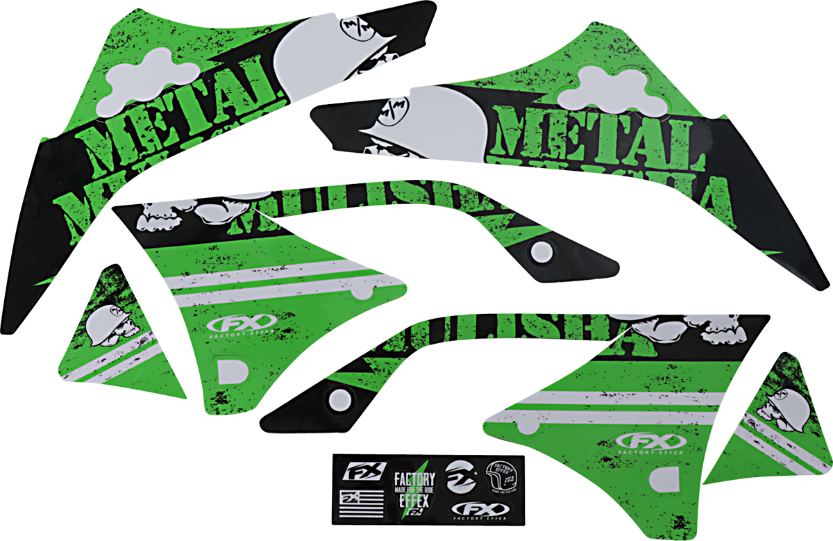 FACTORY EFFEX Metal Mulisha Graphic Kit - Kawasaki 23-11128