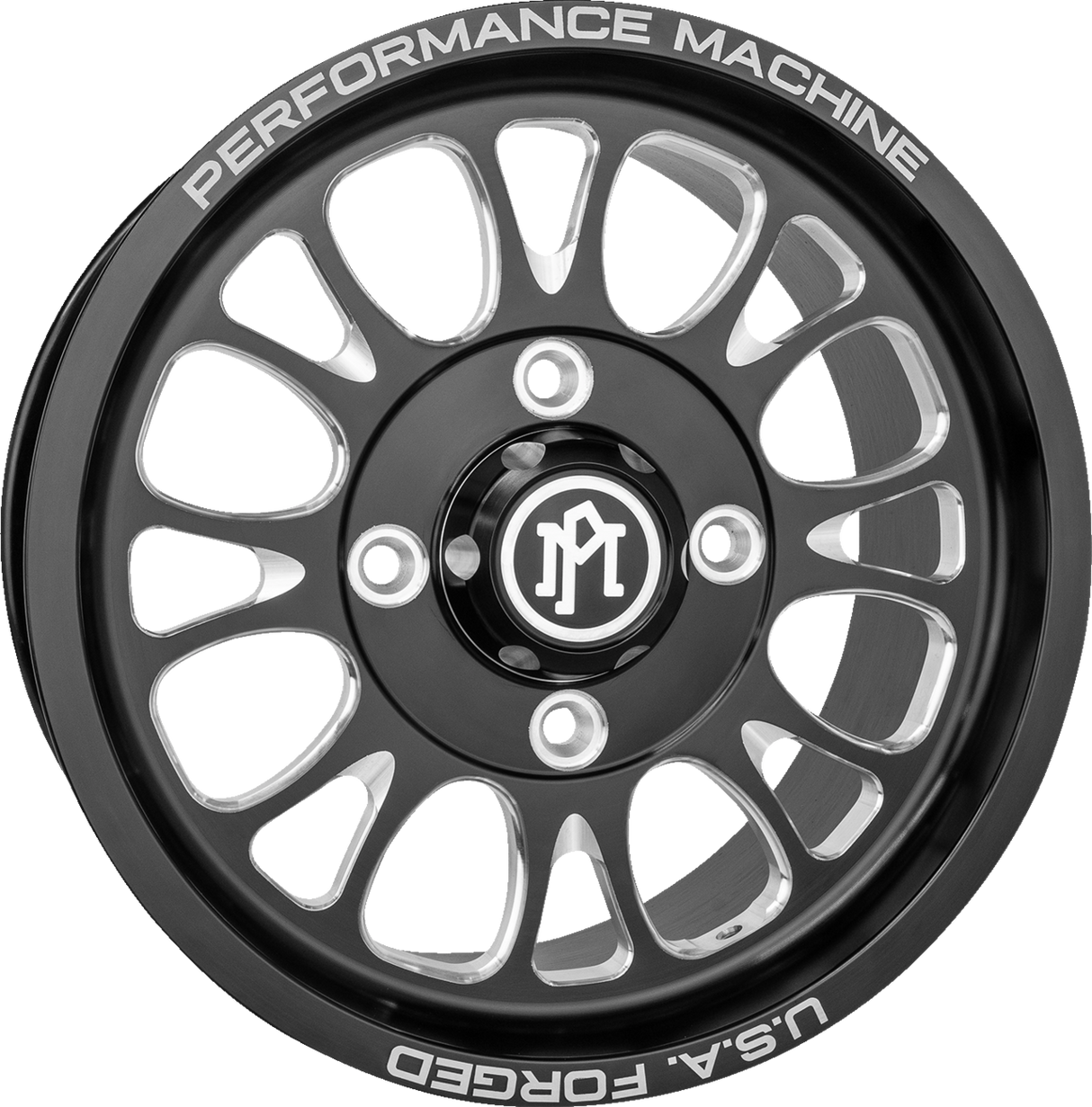 PM OFF-ROAD Wheel - Heathen - Front/Rear - Black - 15"x7" - 4/156 - 4+3 413B31507005290