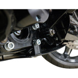 THRASHIN SUPPLY CO. Skid Plate - Carbon Fiber/Gloss - With Black Brackets - FLHX/FLTRX TSC-3034-1