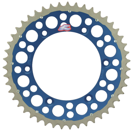 RENTHAL Twinring™ Rear Sprocket - 50 Tooth Blue YZ 125/250 1980-1998 1500-520-50GPBU