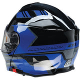 Z1R Solaris 2.0 Helmet - First Tracks - Electric - Dual Pane - Black/Blue - XL 0120-0835