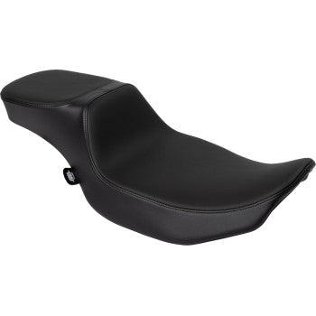 DRAG SPECIALTIES Performance Predator 2-Up Seat - Extended Reach - Solar Leather - Smooth - FLHX/FLTR '23-'24 0801-1944