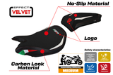 Tappezzeria Italia Ducati Panigale 899 2013-2015 Seat Cover in White and Black