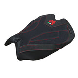 Tappezzeria Italia Ducati Panigale V4 2025 Seat Cover Ultragrip Black V4 Logo