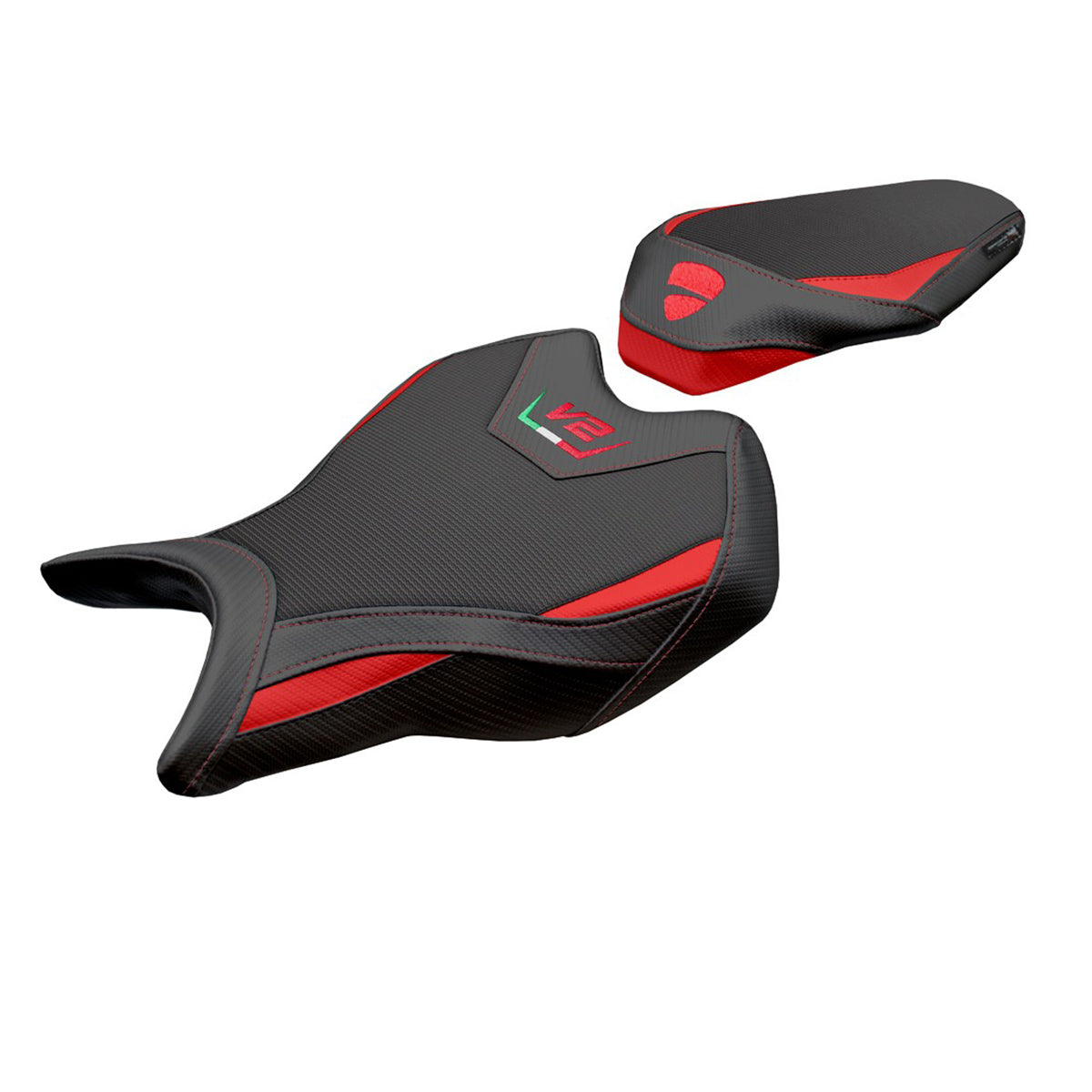 Tappezzeria Italia Ducati Streetfighter V2 2025 Seat Cover Comfort Red Black