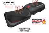 Tappezzeria Italia Ducati Multistrada V2 2025 Seat Cover heating Comfort Grey Black