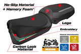 Tappezzeria Italia Ducati Multistrada V2 2025 Seat Cover Comfort Grey Italian Flag Black