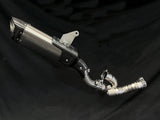 Vandemon Ducati Multistrada V4 Titanium Slip-on & Optional Link Pipe & Front Headers  DUCV4MTSTILINKA VA-118