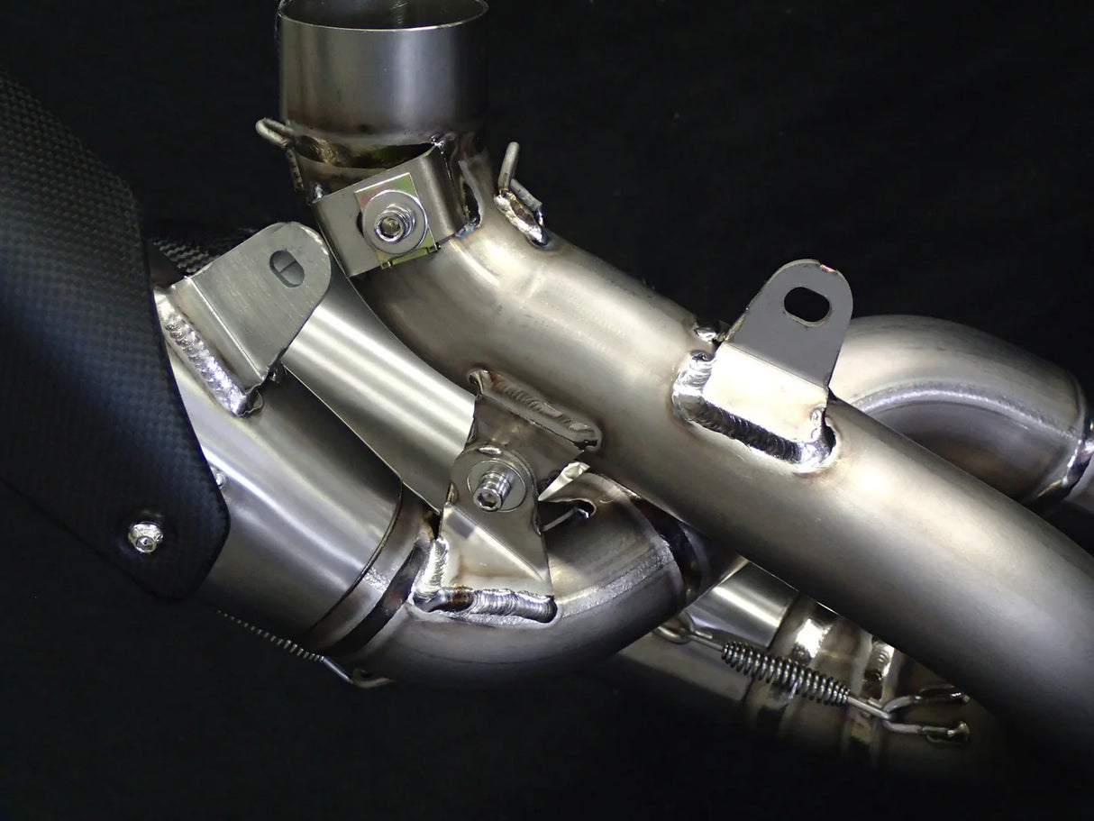 Vandemon  Ducati Panigale V4 All Titanium Slip-On 2023-24 On DUCV4SFTIMUFLMB