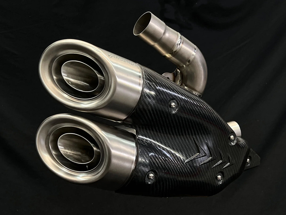 Vandemon  Ducati X Diavel & Diavel S 1260 Bimodal Stealth Titanium Slip-On : DUCDVLTITANEXHWVA