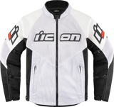 ICON Mesh AF™ Leather Jacket - White - 2XL 2810-3906