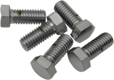 DRAG SPECIALTIES Bolts - Hex-Head - Chrome - 7/16"-14 x 1" MPB668