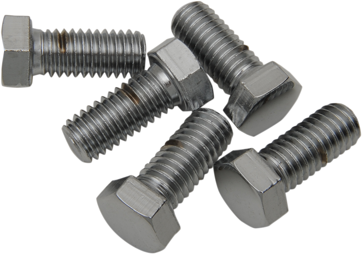 DRAG SPECIALTIES Bolts - Hex-Head - Chrome - 7/16"-14 x 1-1/4" MPB719