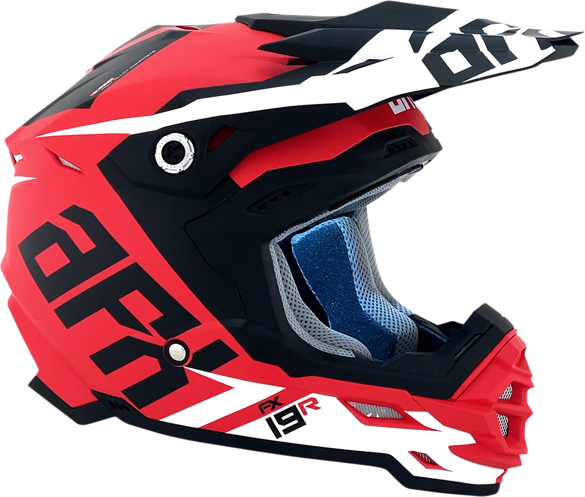 AFX FX-19R Helmet - Racing - Matte Red - Medium 0110-7064