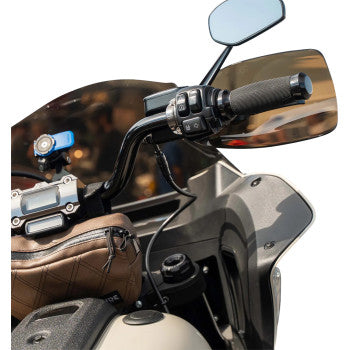 KLOCK WERKS Flare® Handguards - Harley-Davidson Cable Clutch - Bronze KWS-01-0135-CC