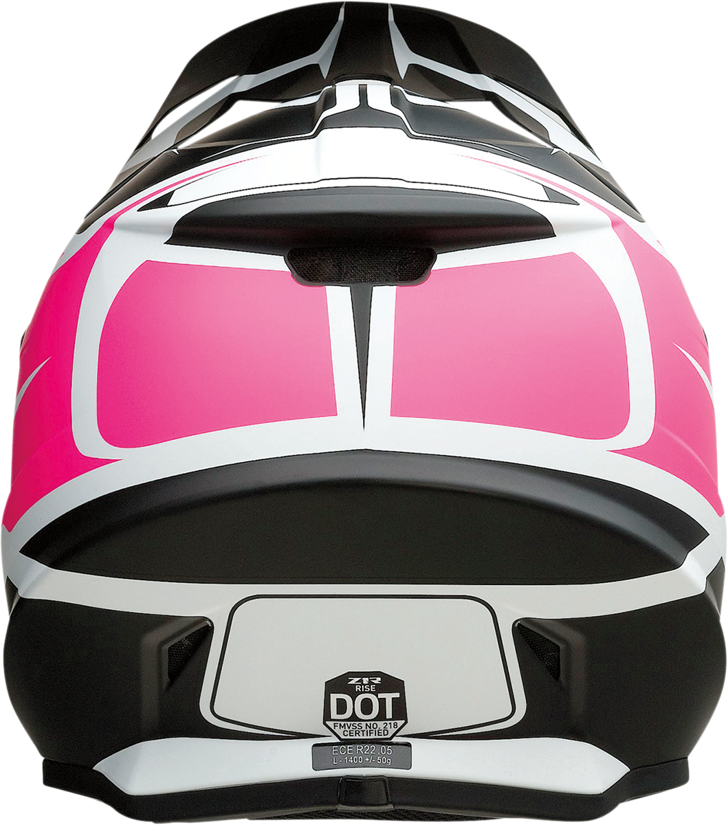 Z1R Rise Helmet - Flame - Pink - Large 0110-7259