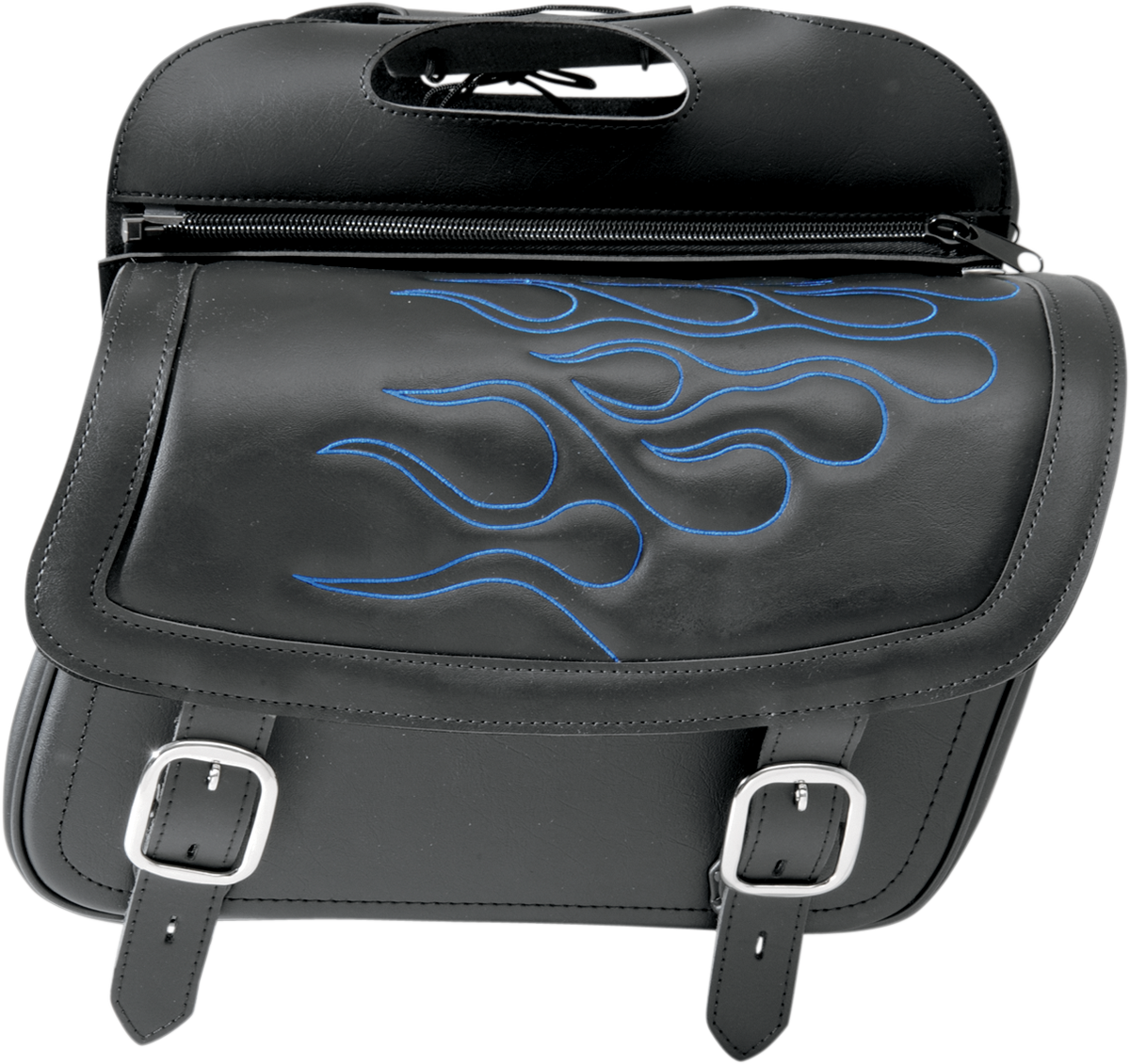 SADDLEMEN Flame Saddlebag - Blue - Medium 3501-0772