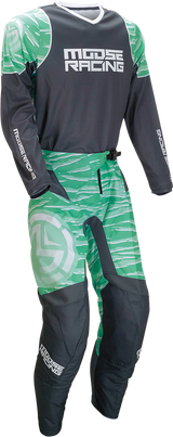 MOOSE RACING Qualifier Pants - Teal/Gray - 32 2901-10024