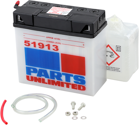 Parts Unlimited Battery - 51913 12c16a-3a-Fp